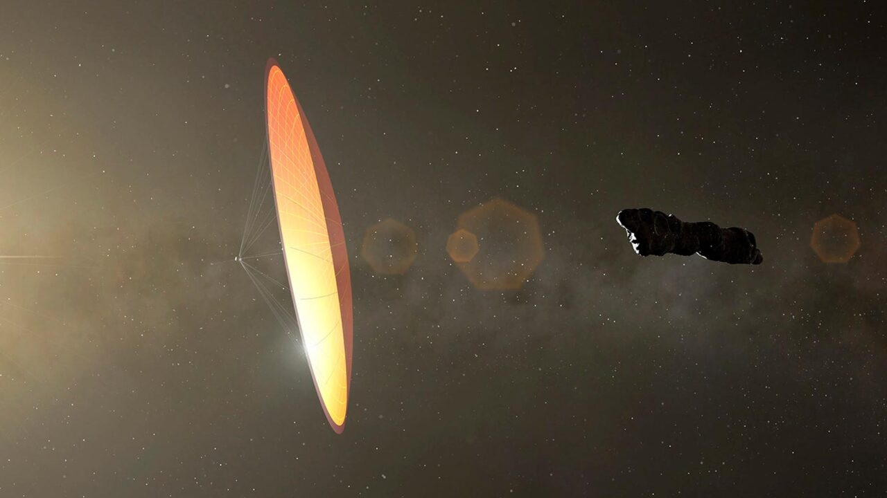 Oumuamua bisa jadi merupakan layar surya ekstraterestrial